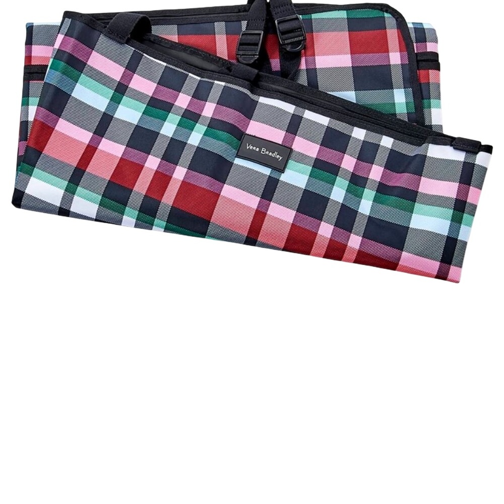 Vera Bradley Ribbons Plaid Pet Car Seat Cover NWT